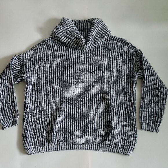 SEEK THE LABEL NWT womens XS gray chunky cowl neck sweater - Picture 5 of 6
